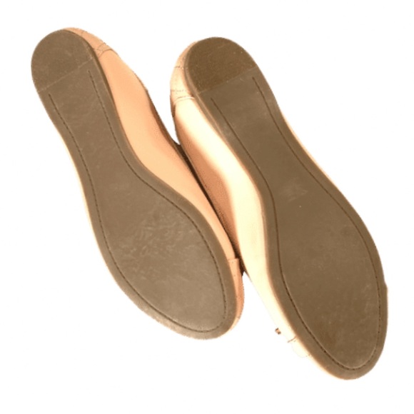 Blush Quilted Bow Ballet Flats, “Yulia” 7.5 - Picture 5 of 6